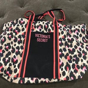 Victoria’s Secret big leopard tote